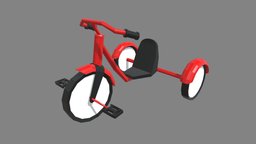 Low Poly Tricycle