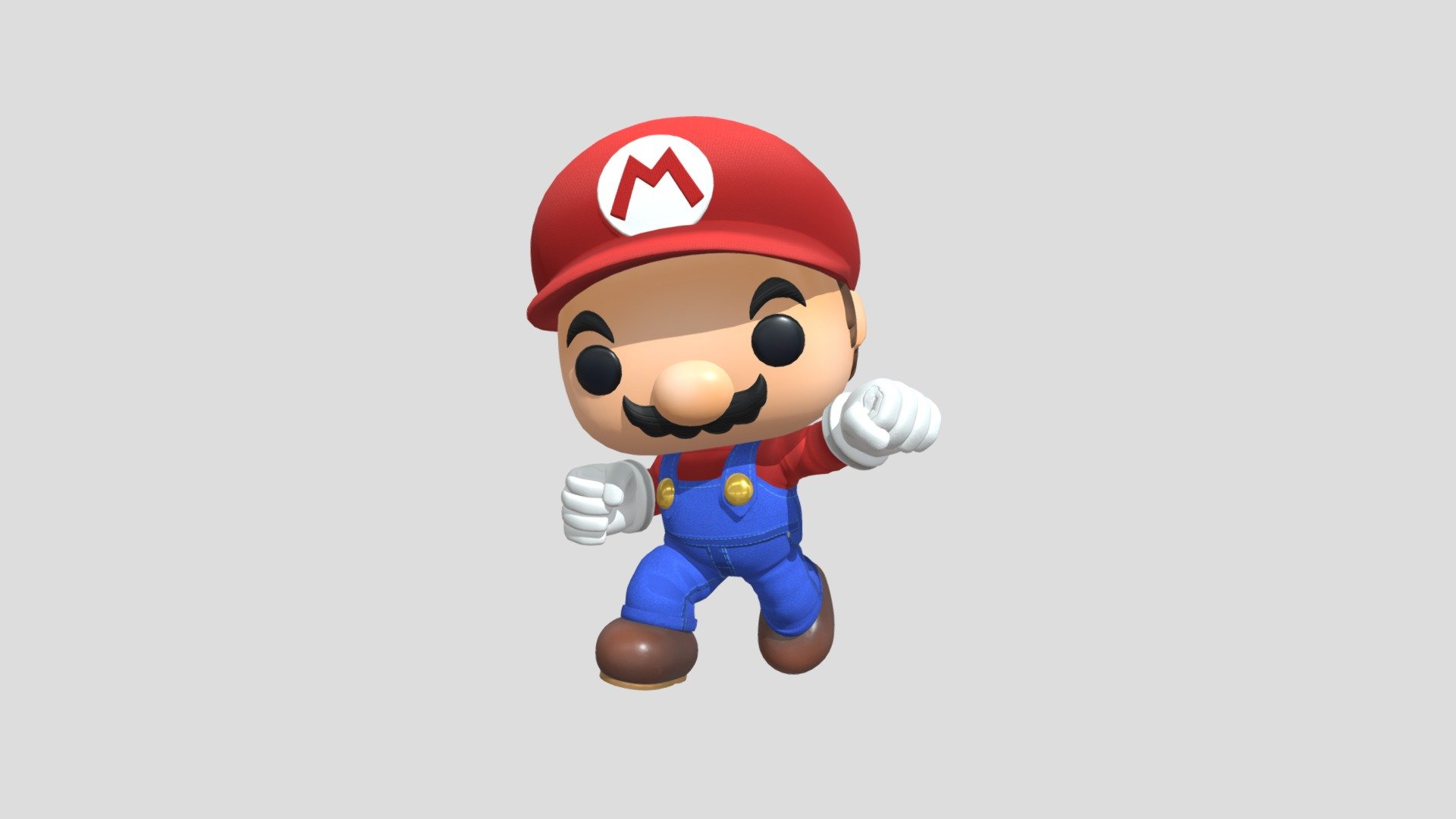 enjoy nintendo´s mascot in his funko form - Mario Funko Pop Bros - Download Free 3D model by elemental the jackal (@mmet) 3d model