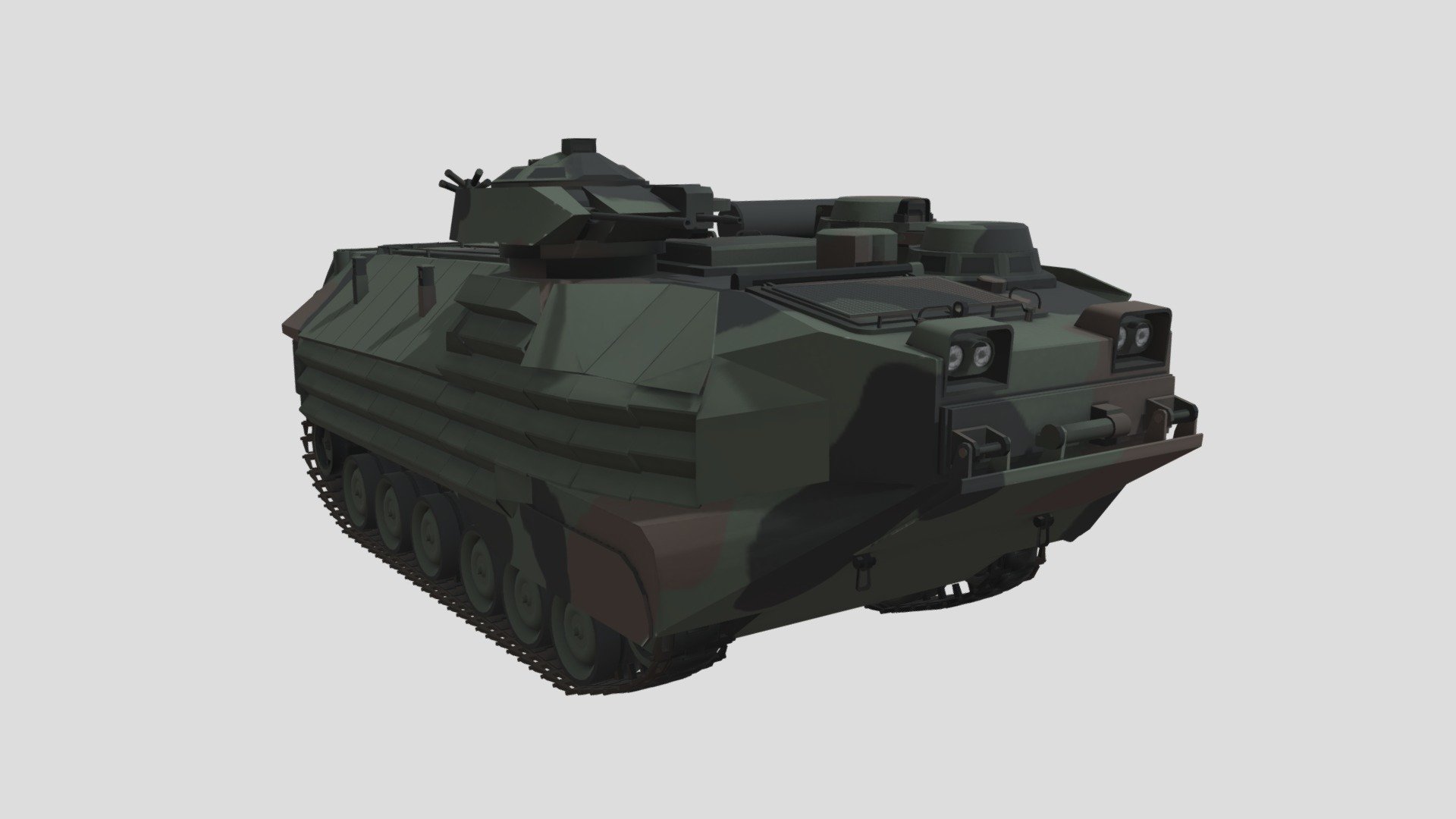 AAV-7a1 Amphibious Assault Vehicle - AAV-7a1 - 3D model by Uniform008 3d model