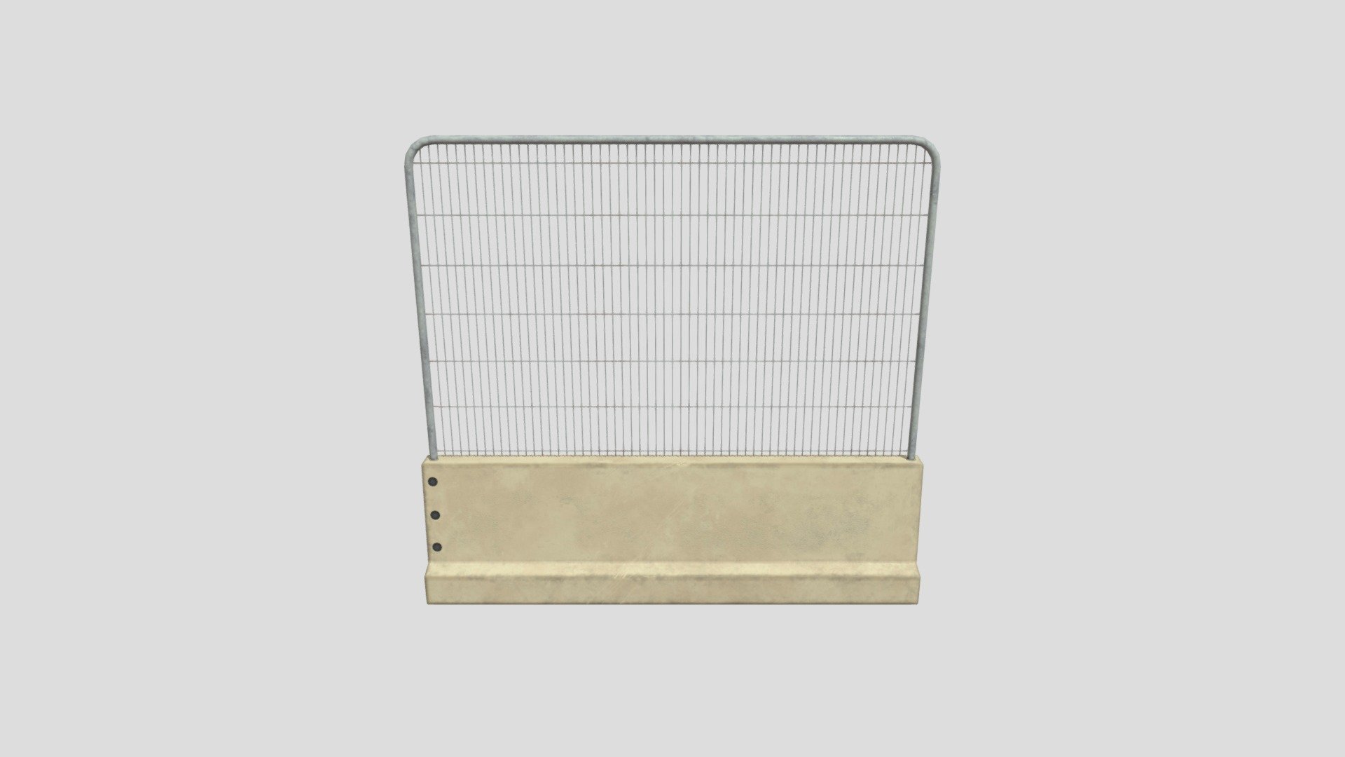 Professional, high quality 3d model of fence ready to use in your visualizations with textures and materials included 3d model