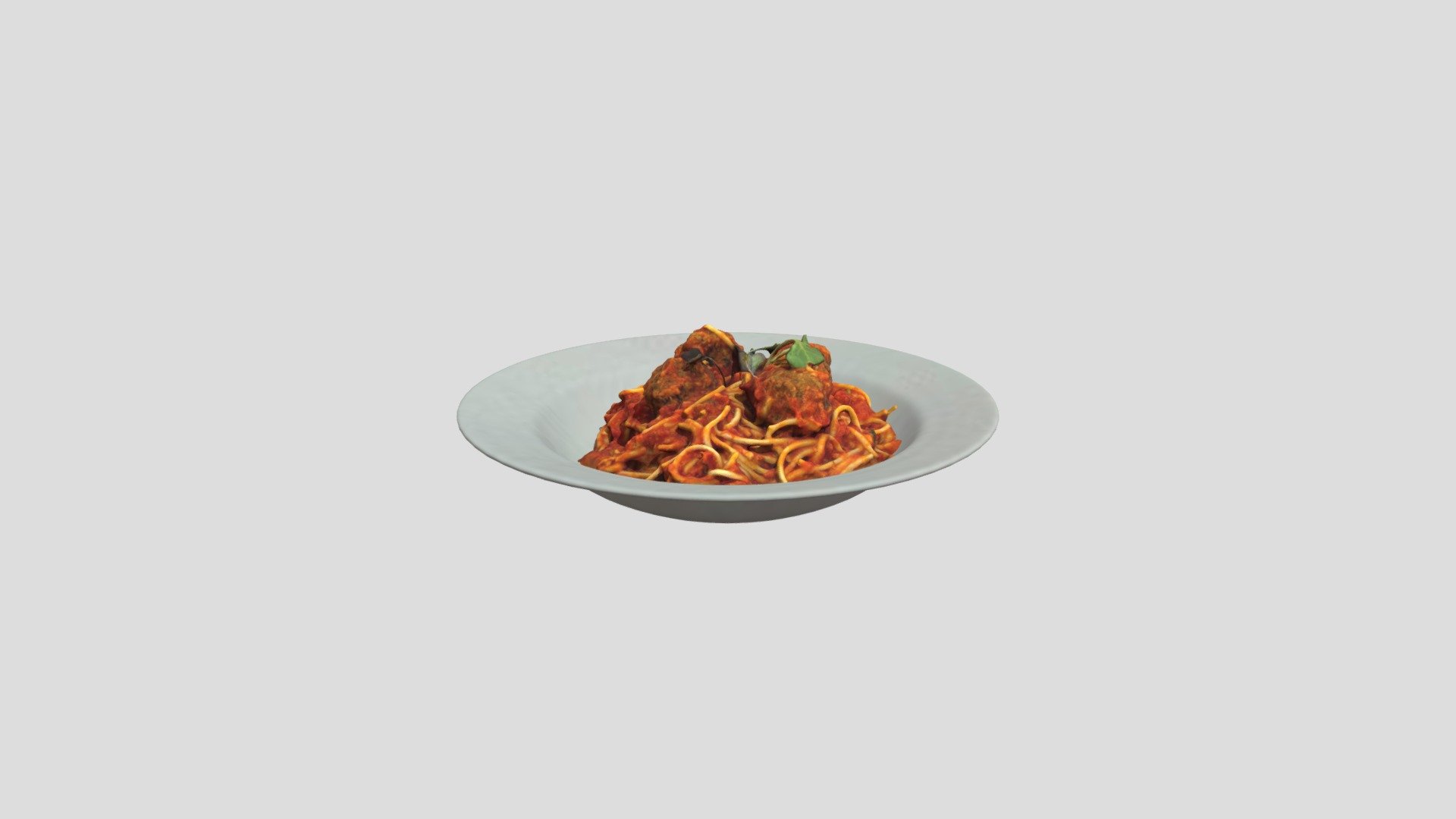 The Village Spaghetti And Tomatos With Meatballs - 3D model by Augmented Reality Marketing Solutions LLC (@AugRealMarketing) 3d model