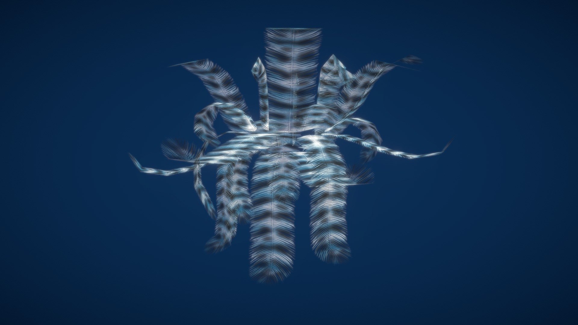 Sea Lily. test animation - 3D model by Andrea Marziano (@3dartel) 3d model
