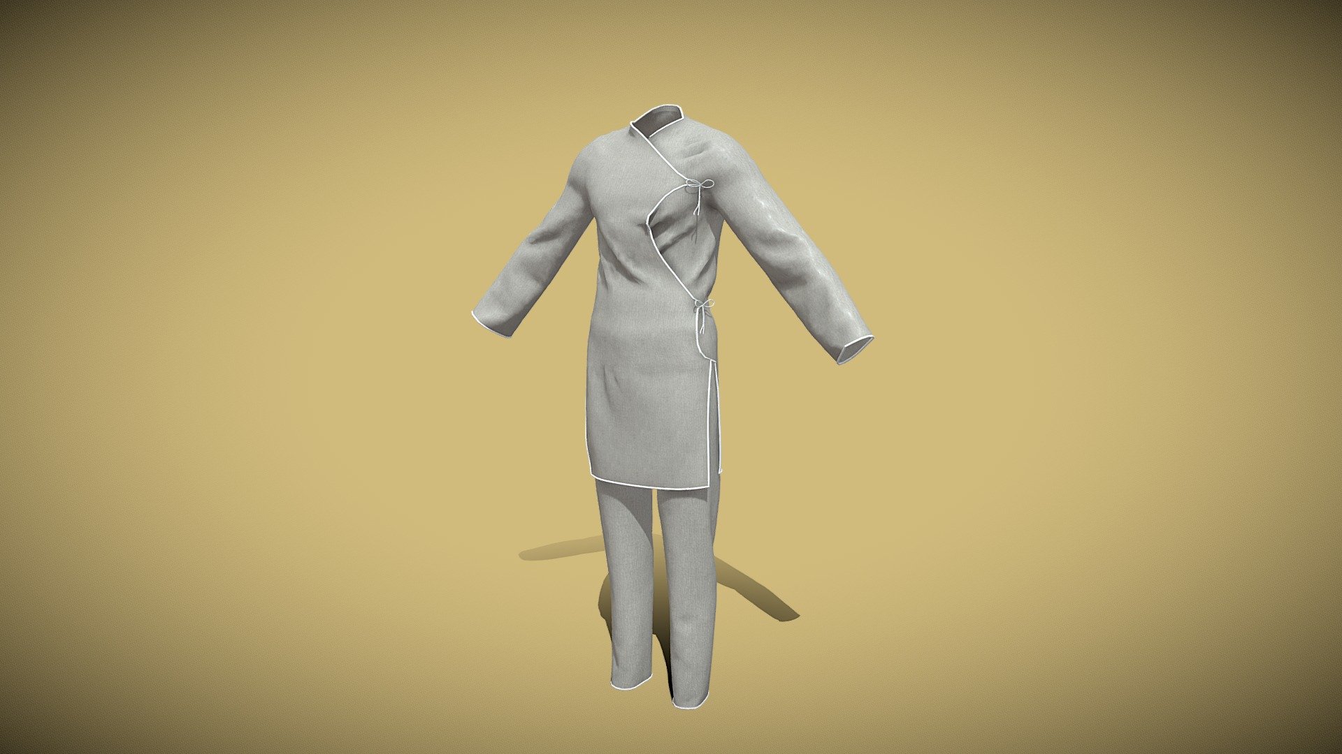 Nepali Cloth (Daura Surwal) 
नेपाली पोसाक (दाैरा सुरवाल) - Daura Surwal (दाैरा सुरवाल) - Buy Royalty Free 3D model by SAXN (@saileshpoudel0) 3d model
