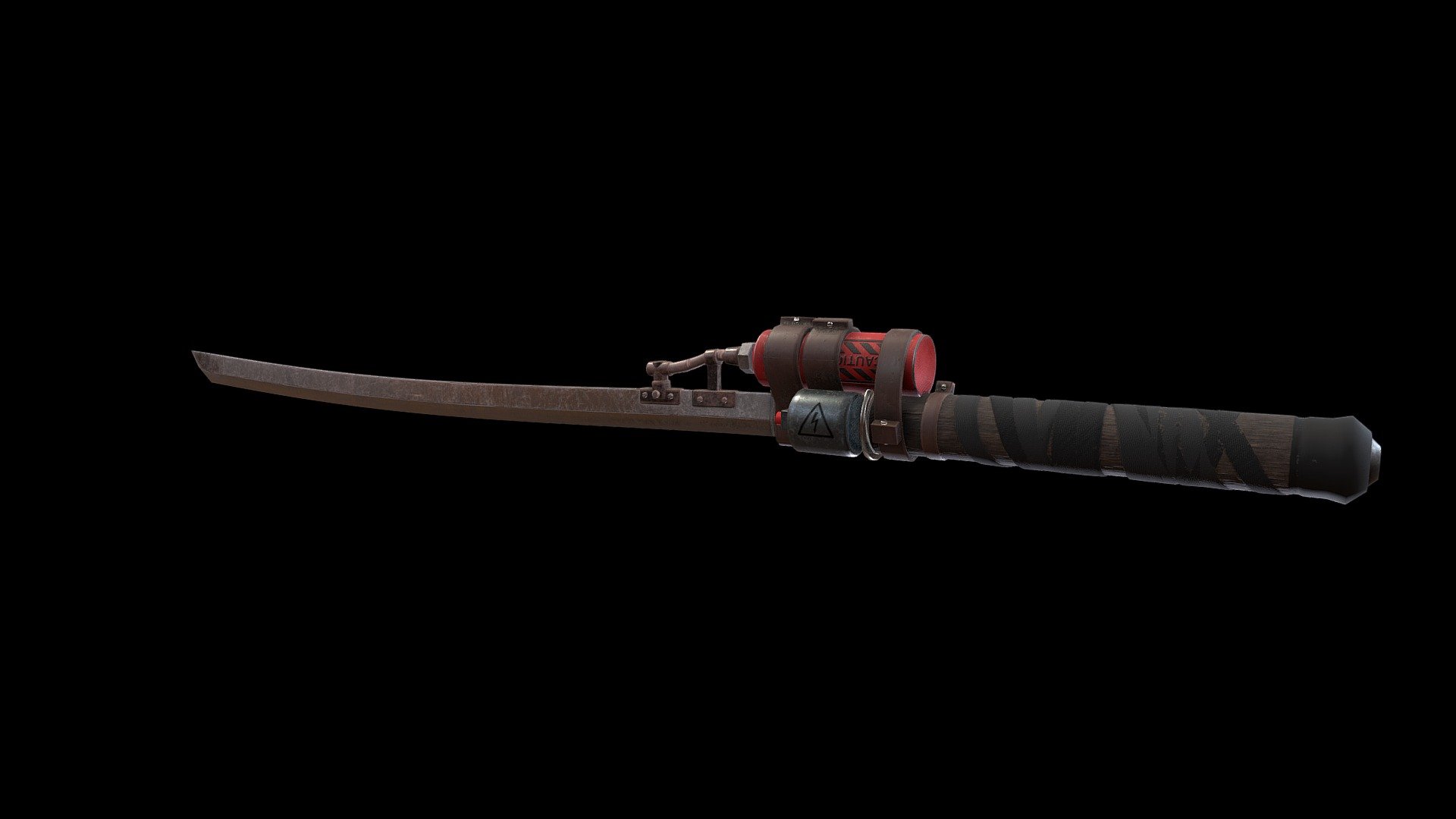 Modified Katana - 3D model by Heroinfather 3d model