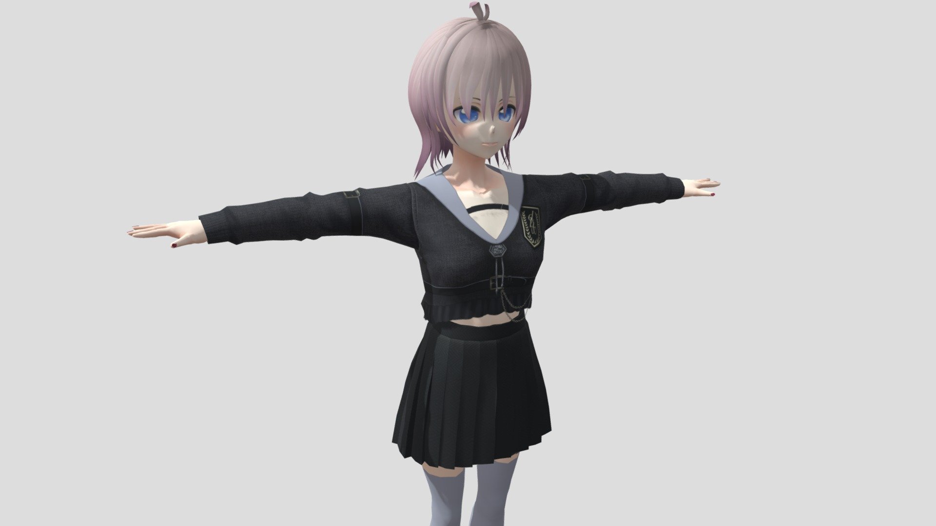 Model preview



This character model belongs to Japanese anime style, all models has been converted into fbx file using blender, users can add their favorite animations on mixamo website, then apply to unity versions above 2019



Character : Lulu

Verts:15480

Tris:21807

Fifteen textures for the character



This package contains VRM files, which can make the character module more refined, please refer to the manual for details



▶Commercial use allowed

▶Forbid secondary sales



Welcome add my website to credit :

Sketchfab

Pixiv

VRoidHub
 - 【Anime Character】Lulu (Unity 3D) - Buy Royalty Free 3D model by 3D動漫風角色屋 / 3D Anime Character Store (@alex94i60) 3d model