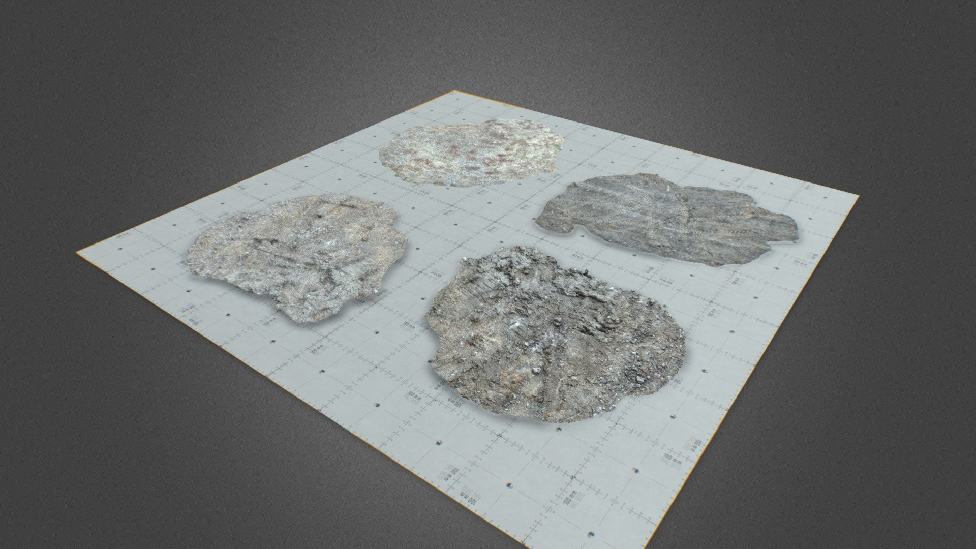 Ground Plate Elements
A set of assets that will help you quickly increase attractiveness and easily add details to your scene. This type of models has been specially prepared to be used as a substrate during the presentation of your work. Models have been optimized for easy use in all 3D programs and game engines. It includes high-quality, photoscanned models, in various variants, and textures in 4K resolution. 

 - Ground Plate Elements - Asset Pack - 3D model by CechmajsterVisuals 3d model
