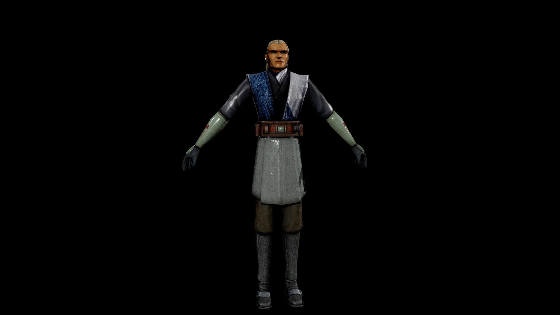 New texture For the head of the Jedi temple guard.
He protected the order and the temple gates from enemies until the end of his days - RCIN DRALIG - Download Free 3D model by Ima Gun Di (@imagandaiii) 3d model