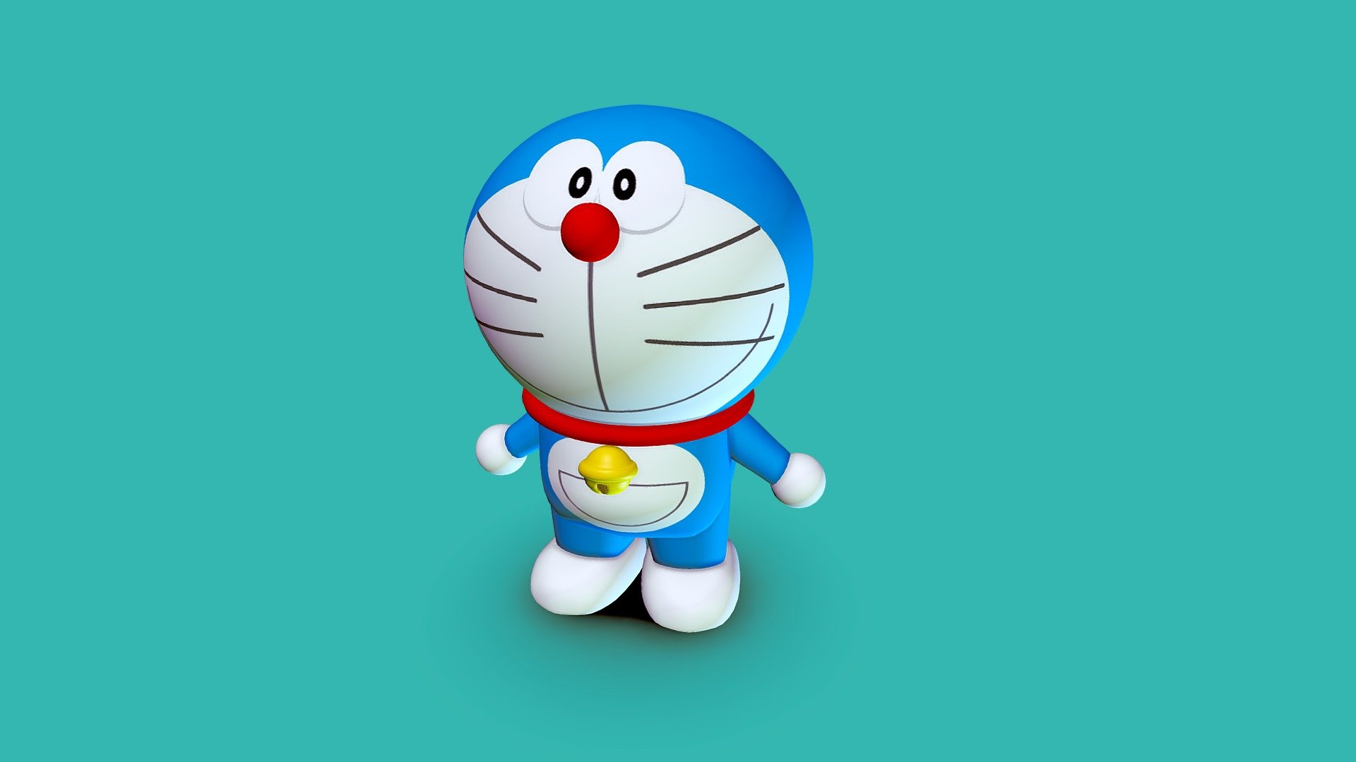 Doraemon Future Cat Robot - Doraemon - Buy Royalty Free 3D model by edwinoprasetya 3d model