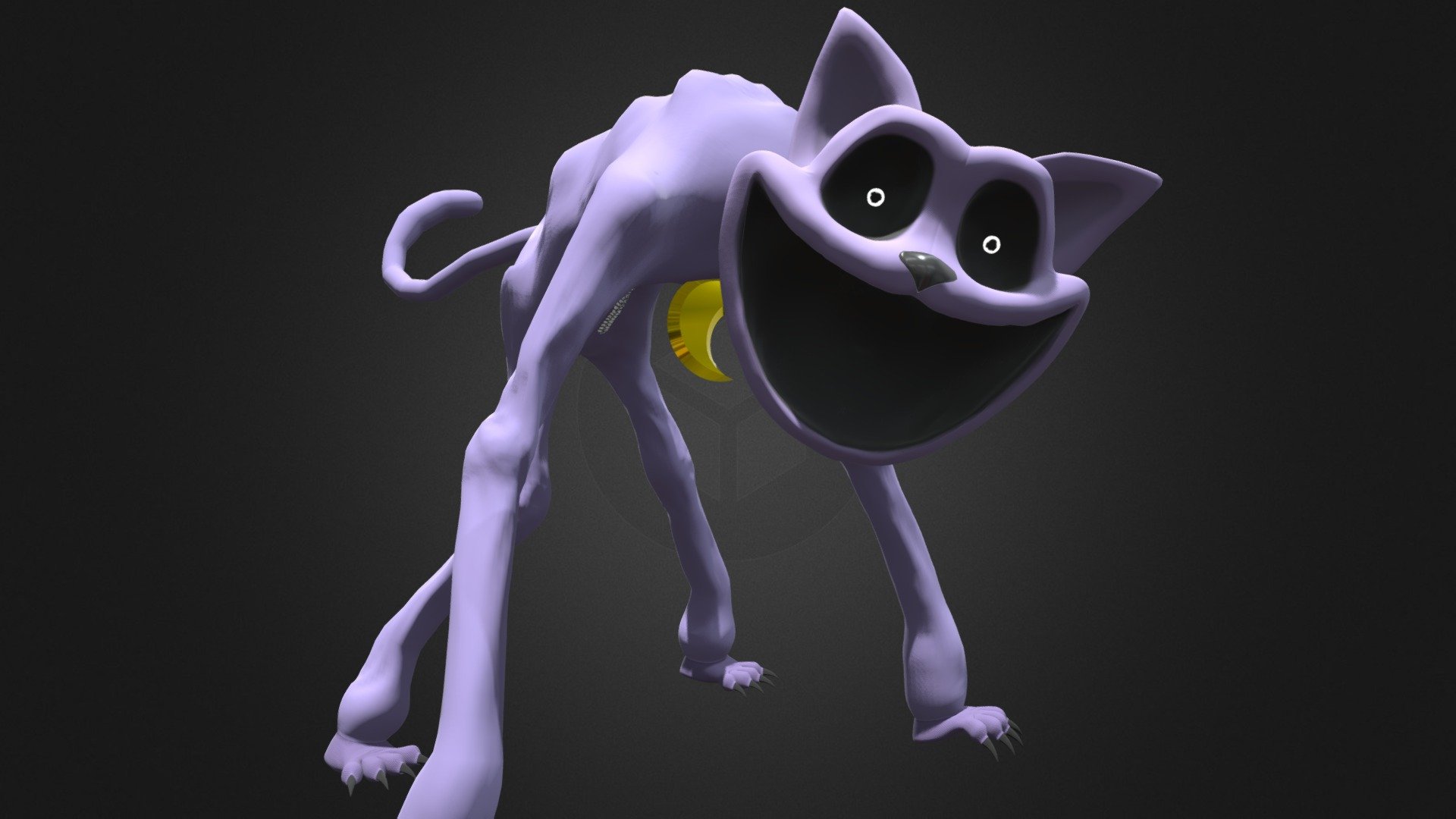 This is my final model of CatNap before Poppy Playtime Chapter 3 releases. I originally built this in Blender 4.0.1 with fur, but Sketchfab is not compatible with that version of Blender yet. So I uploaded as an FBX for now. 

I plan on posting a video of me creating this to my youtube channel soon. https://www.youtube.com/channel/UCtEqiCqHo8nxyDCikta-wNA

** If you use my model, please tag me or let me know. I would love to see what you do with it.** - CatNap  v16 Rigged - Download Free 3D model by Unschooling with Fin (@UnschoolingWithFin) 3d model