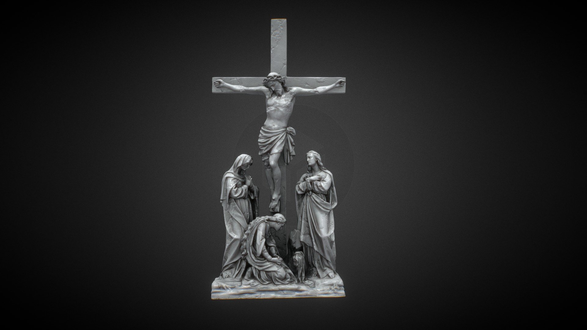 Crucifixion of Jesus - Buy Royalty Free 3D model by jeffreyianwilson 3d model