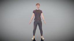Athletic woman in tracksuit in A-pose 380 archviz, scanning, people, , photorealistic, sports, fitness, gym, trainer, realistic, training, woman, sneakers, peoplescan, femalecharacter, tracksuit, sportswear, a-pose, readyforanimation, photoscan, realitycapture, photogrammetry, lowpoly, scan, female, human, sport, highpoly, scanpeople, deep3dstudio, realityscan