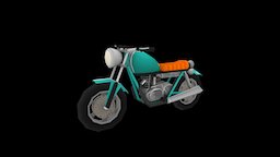 Motorbike motorbike, app, 3d-model, game, lowpoly