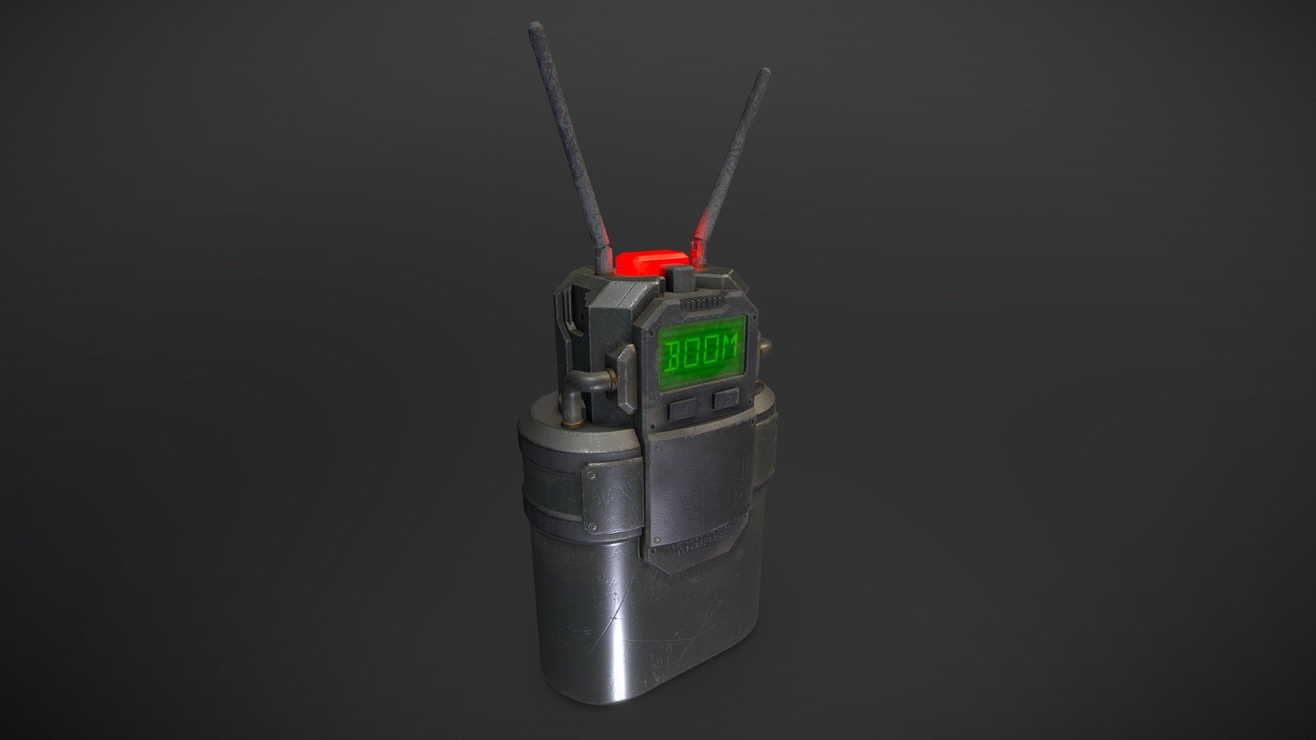 Remote Bomb - 3D model by Becquerel1 3d model