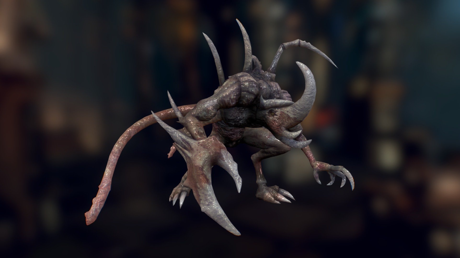 The Chaos Spawn was one an ambitious servant of the Ruinous Powers, now a mindless beast, mutated beyond reason by the fickle whim of the Dark Gods 3d model