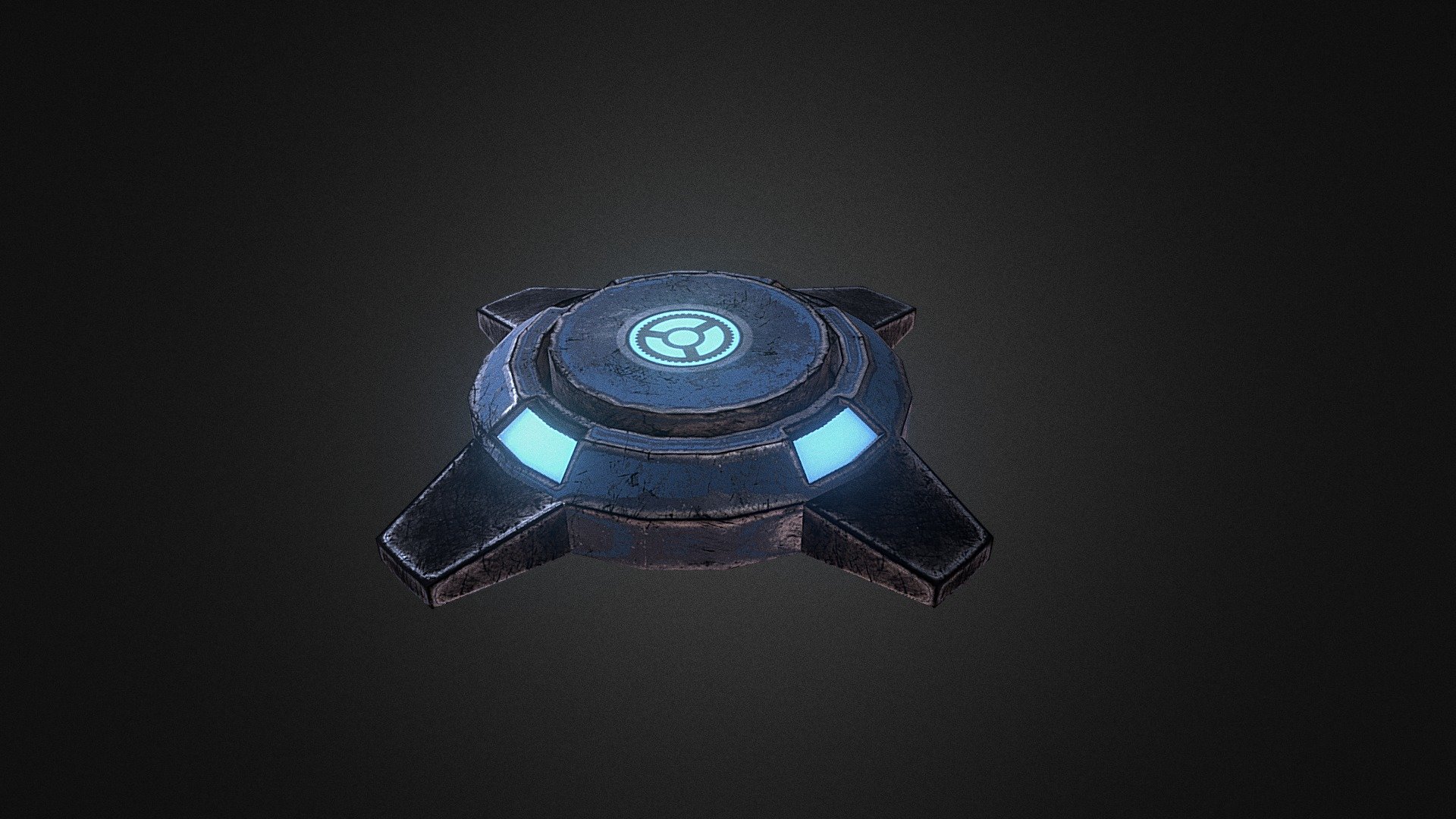 student work - Landmine - 3D model by HHayes 3d model