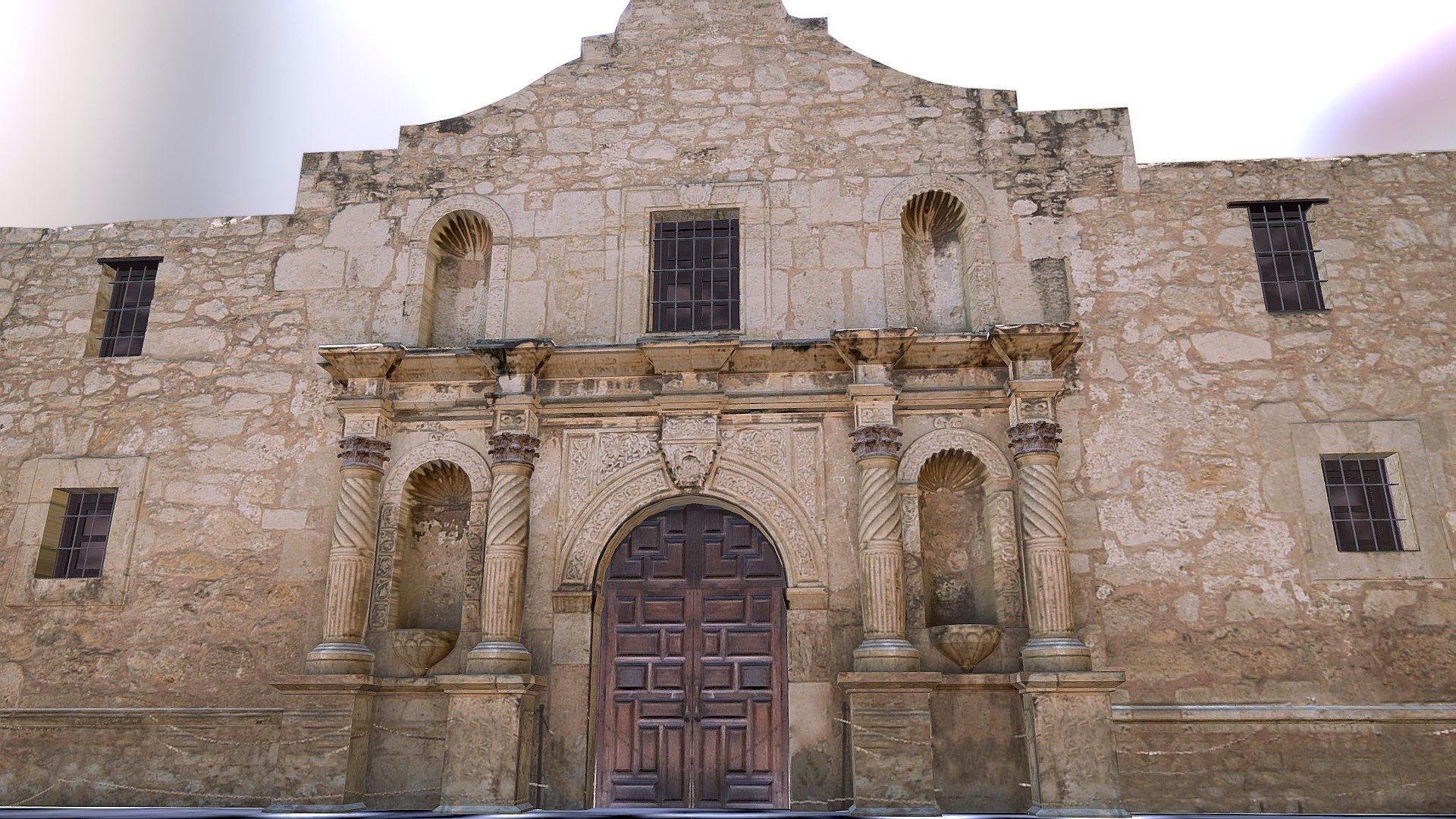 El Álamo  es el nombre de una antigua construcción misionaria, en la ciudad de San Antonio, Texas, Estados Unidos de América. Fue fundada por Fray Antonio de Olivares y los indios Papayas, y junto con la Presidio de San Antonio de Béjar y la Acequia Madre de Valero es el origen de la actual ciudad de San Antonio, Texas.Esta fortaleza consistía en una iglesia cercada por otras estructuras, construidas por los españoles en el siglo XVIII.  En 1793, la misión fue secularizada y muy pronto abandonada. Diez años después se convirtió en una fortaleza de un grupo del Ejército Mexicano, la Segunda Compañía Móvil de San Carlos de Parras, la cual probablemente fue quien dio a la misión el nombre &ldquo;El Álamo - El Alamo - Buy Royalty Free 3D model by Antonio Rodriguez (@tubero44) 3d model