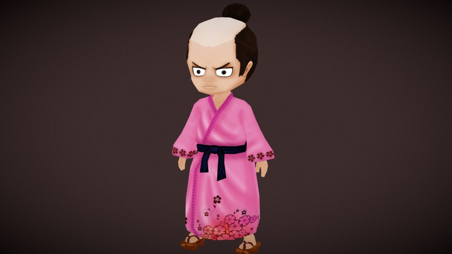 Small samurai cartoon style.
Created with Cinema 4d and textures with BodyPaint - Samurai Cartoon - Download Free 3D model by sander-ndreca 3d model