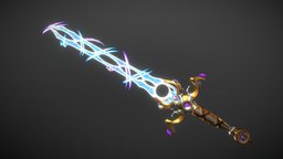 Magic Energy Sword energy, prop, weapon, sword, fantasy, magic