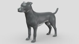 Patterdale Terrier V3 3D print model stl, dog, pet, animals, figurine, 3dprinting, doge, 3dprint, dogstl, stldog