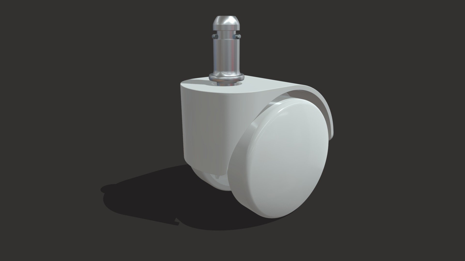 This is a 3D model of a swivel wheel support for furniture with gravity brake.
You can use this model as a ready-made element in the development of your furniture project, as a blank for the production of an analog, and so on.
Initially, the model was built in solid-state CAD format. The dimensions of the model correspond to the dimensions of the real prototype 3d model