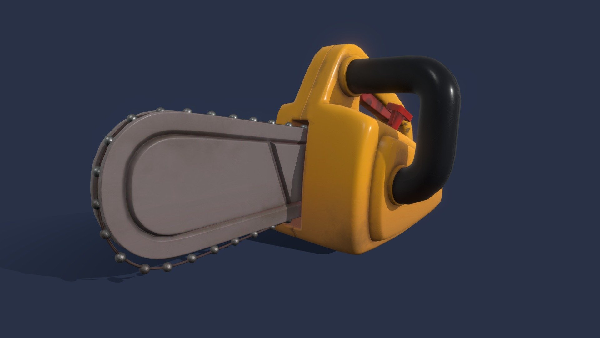 I recreated a toy chainsaw me and my brothers used to play with growing up 3d model