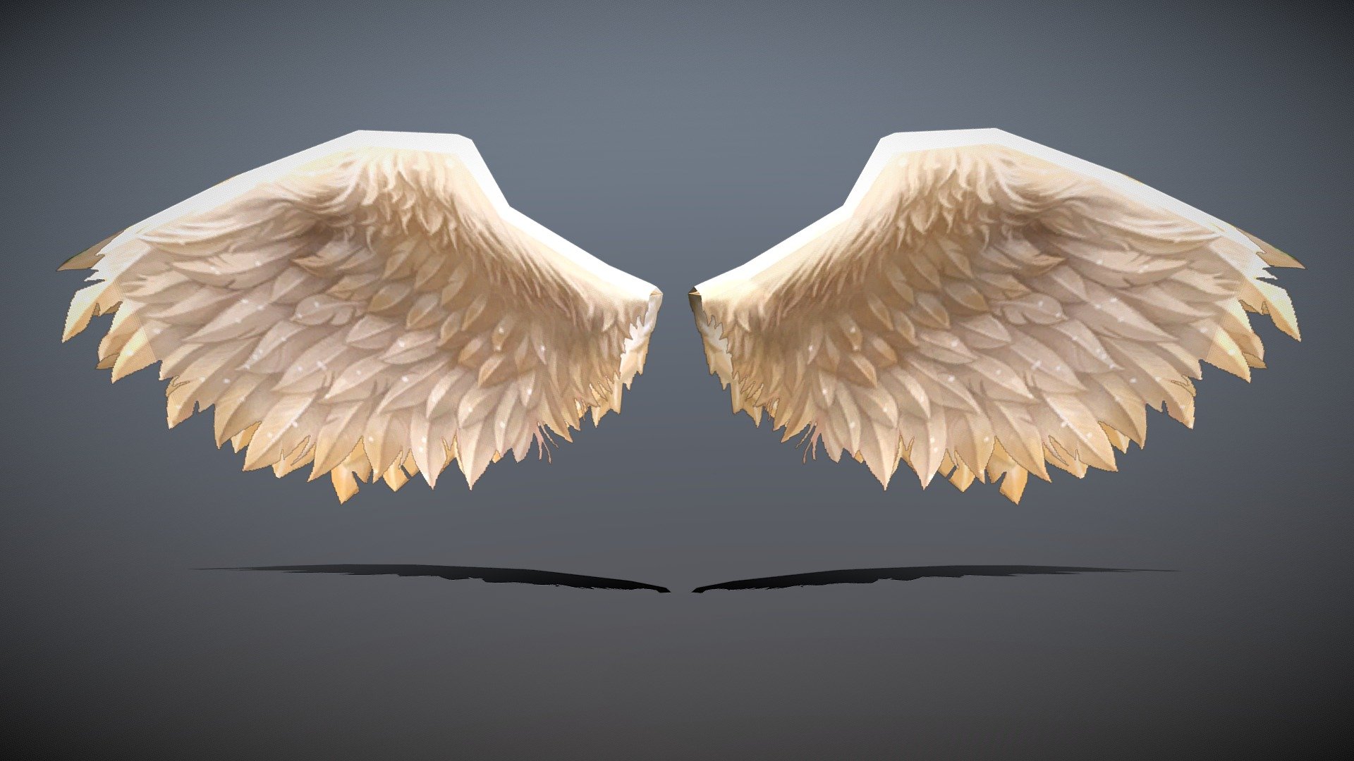 Angel Wings/FBX - Angel Wings - Buy Royalty Free 3D model by xiaoshen (@chengxiaoshen) 3d model