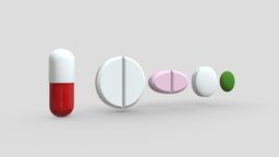 Variety of Pills pills, doctor, medicine, medication, painkillers, medical, vitamins