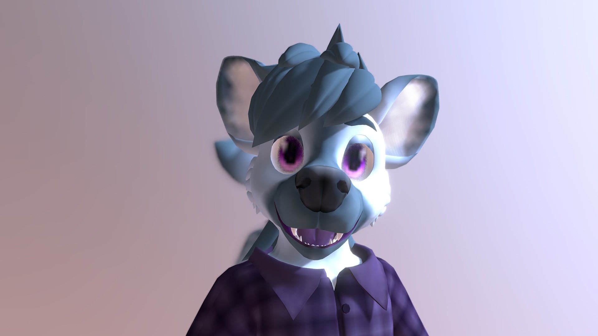 Avatar commission for Moofy, this one inclused an outfit too so I thought I'd post both together!

Made to be used as an avatar in VRChat 3d model