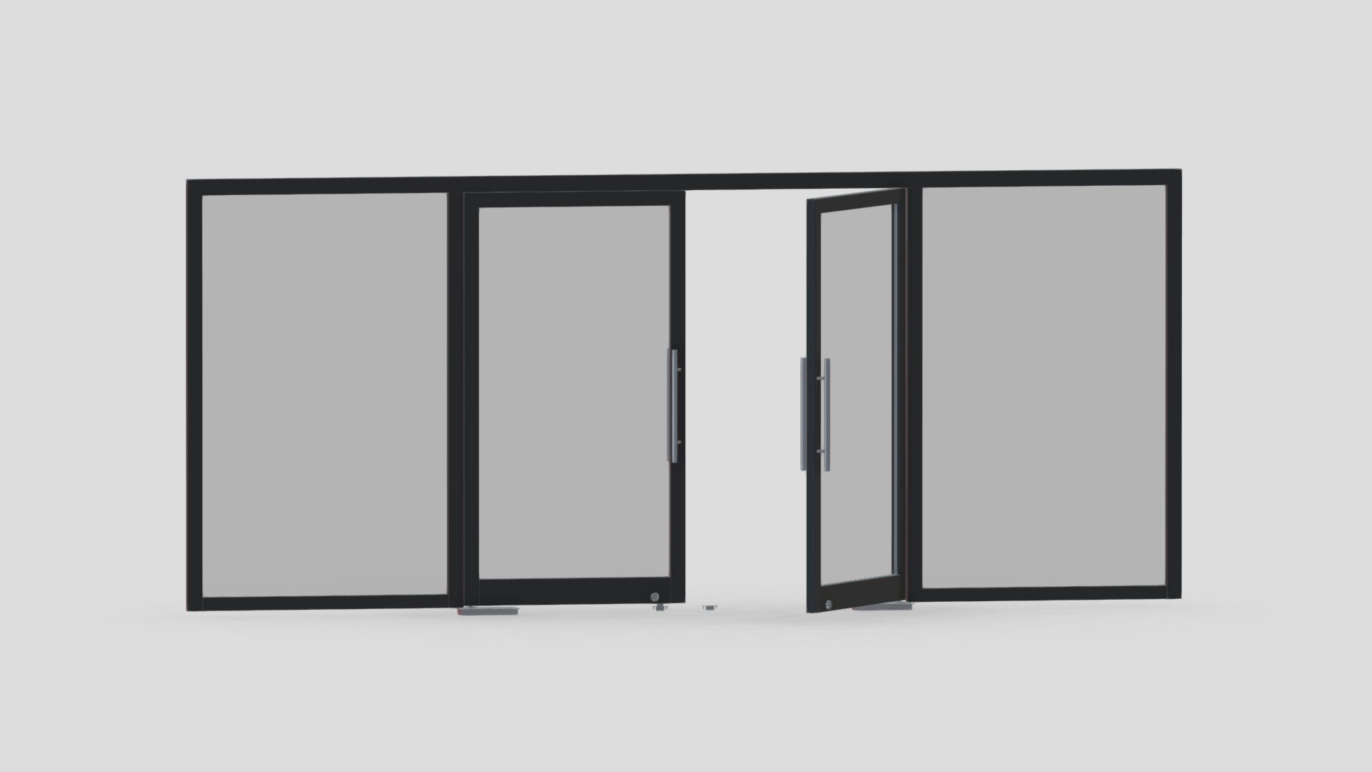 Hi, I'm Frezzy. I am leader of Cgivn studio. We are a team of talented artists working together since 2013.
If you want hire me to do 3d model please touch me at:cgivn.studio Thanks you! - Office Tempered Glass Door with Aluminium Frame - Buy Royalty Free 3D model by Frezzy3D 3d model