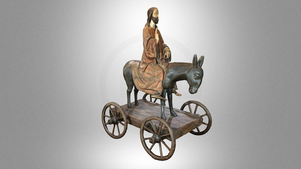 Sculpture “Jesus Christ Sitting on the Palm Sunday Donkey”

ID no.: MNK I-181

Museum: The National Museum in Kraków. The Bishop Erazm Ciołek Palace.

https://muzea.malopolska.pl/en/objects-list/816

Object copyright: The National Museum in Kraków

Digitalisation RDW MIC, Małopolska's Virtual Museums project - Jesus Christ Sitting on the Palm Sunday Donkey - Download Free 3D model by Virtual Museums of Małopolska (@WirtualneMuzeaMalopolski) 3d model