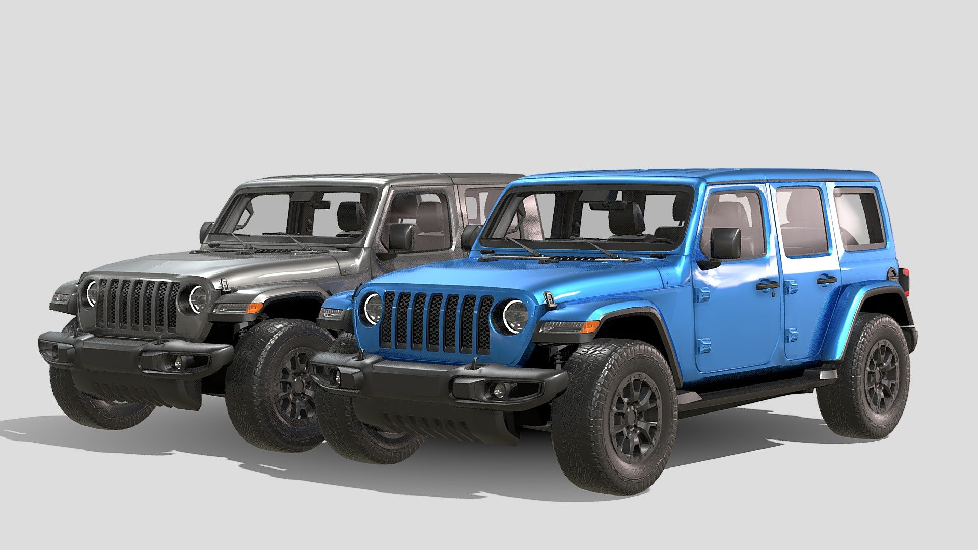 Jeep Wrangler Rubicon 392 2021 (Gladiator) - Buy Royalty Free 3D model by Phazan Product (@Phazan) 3d model