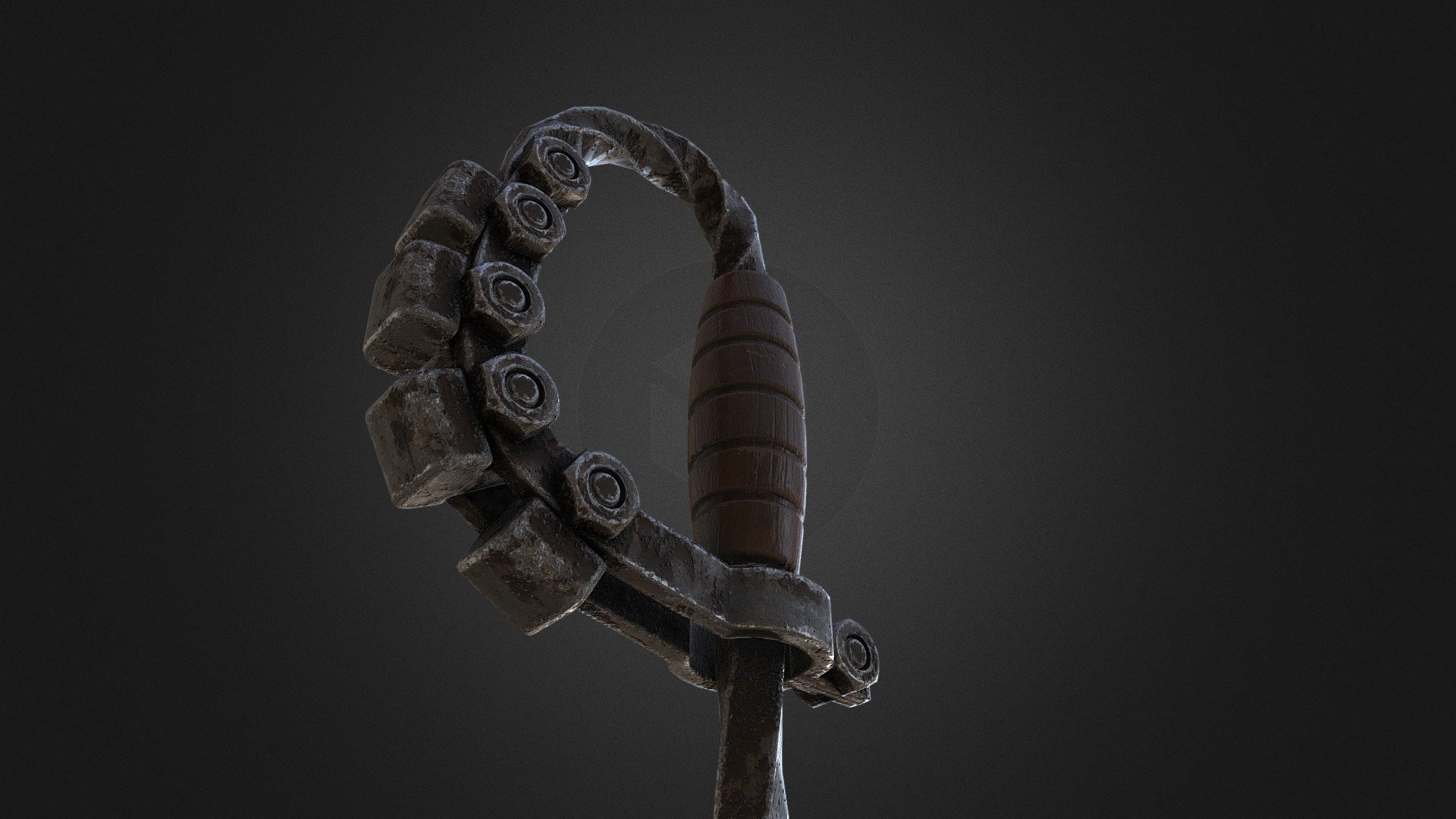 Knuckle Knife used in the game &ldquo;Hunt: Showdown