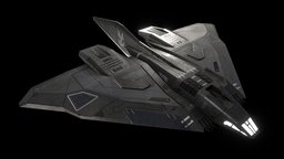Sins of the Prophets: C-712 Longsword fighter gaming, spacecraft, aircraft, halo, 3dsmax, gameart, sci-fi, gameasset, space, spaceship