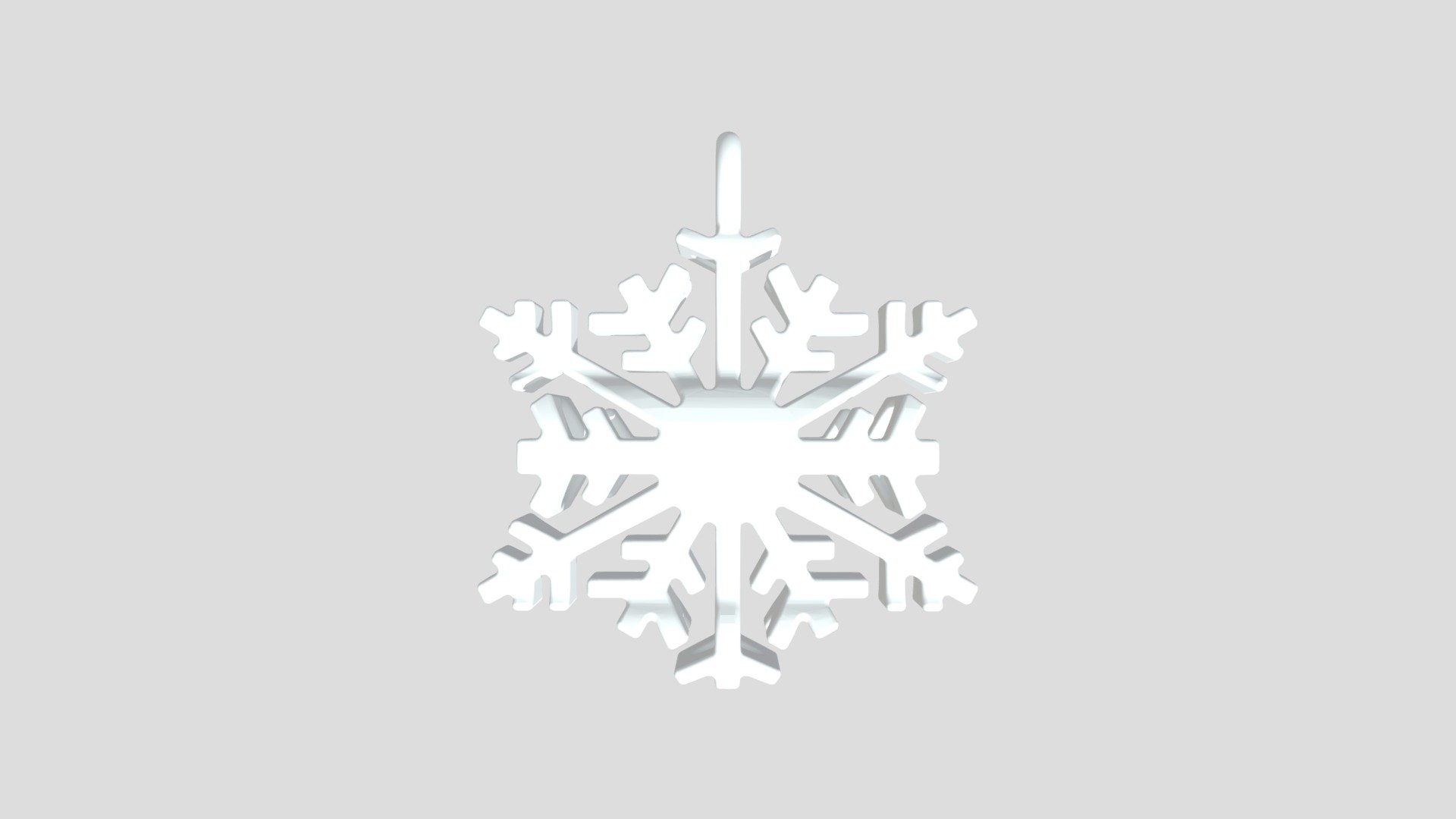 This design was to create a jagged-looking pendant which doesn't snag on skin or clothing; the final result was a frontal profile of a classical symmetric snowflake, yet with a rounded and smoothed side profile preventing any discomfort.

It features a 4mm diameter hole at the top of the design for convenient attachment to a necklace directly or the use of a split ring instead.

My personal reccomendation for this design would be having it made with antique silver for extra intruigue, although if it's something you want to be extra special, 14k white gold would be one of the most extravagant &amp; elegant options for such a pendant 3d model