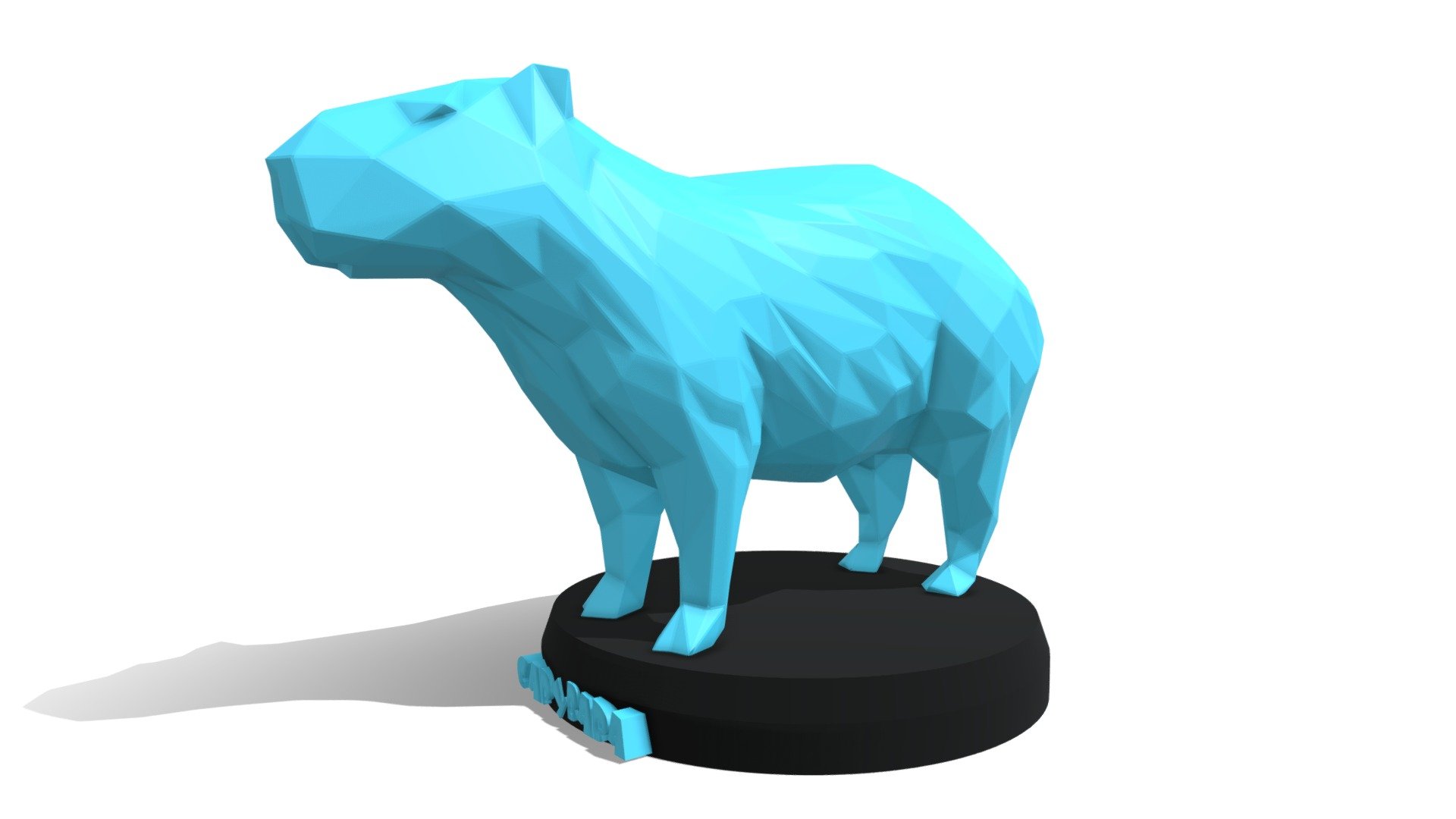 Polygonal 3D Model with Parametric modeling with gold material, make it recommend for :




Basic modeling 

Rigging 

sculpting 

Become Statue

Decorate

3D Print File

Toy

Have fun  :) - Poly Capybara - Buy Royalty Free 3D model by Puppy3D 3d model