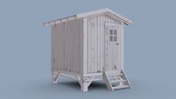 White Shed or Beach Hut hd, prop, photorealistic, reality, shed, new, designer, hut, beachhouse, realistic, real, realism, photorealism, small-house, wooden-house, beach-house, photo-realistic, beach-hut, photo-realism, beachhut, architecture, asset, building, 2023, wooden-shed, 3dee, tiny-shed