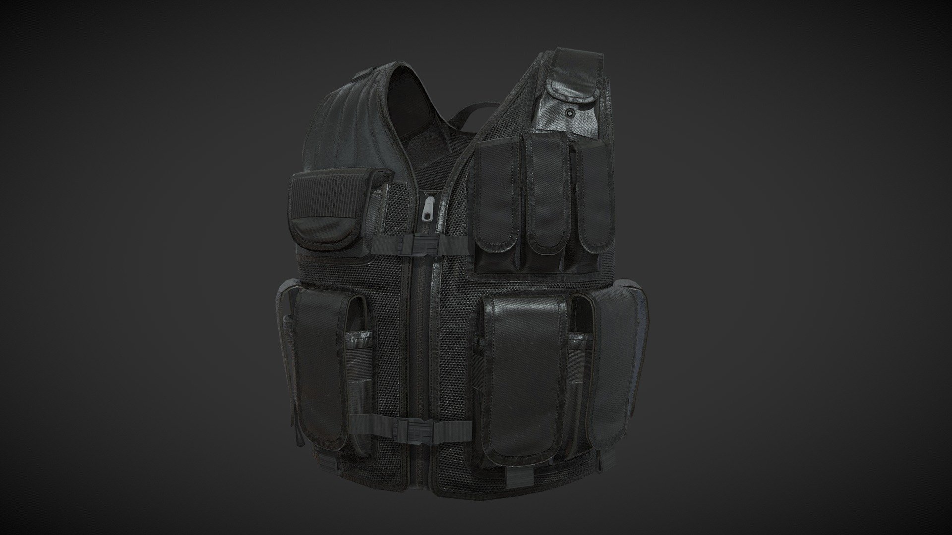 This Mountcraft's Tactical Vest ‘jacket’ shaped, durable magazine pouches set, with 6 external pouches, is specially designed for combat operations – for easy wear, easy access to ammunition and secure carriage.

Game Ready Tactical Combat Vest
Texture - 2K

Provide 
Maya FIle
Texture Maps - Tactical Combat Vest - Buy Royalty Free 3D model by Kayozz (@sachinkr858895) 3d model