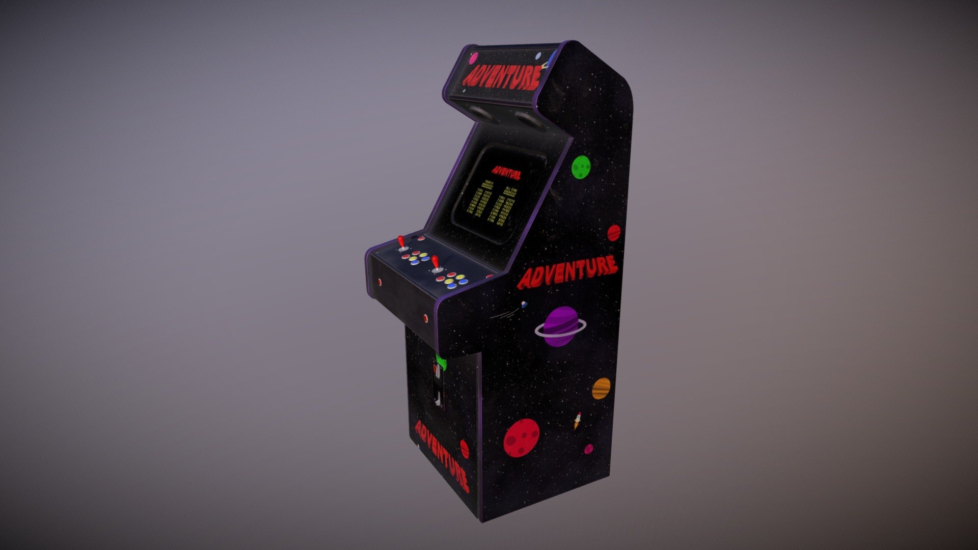 Casino_GameMachine_B - 3D model by Movect_Studios 3d model
