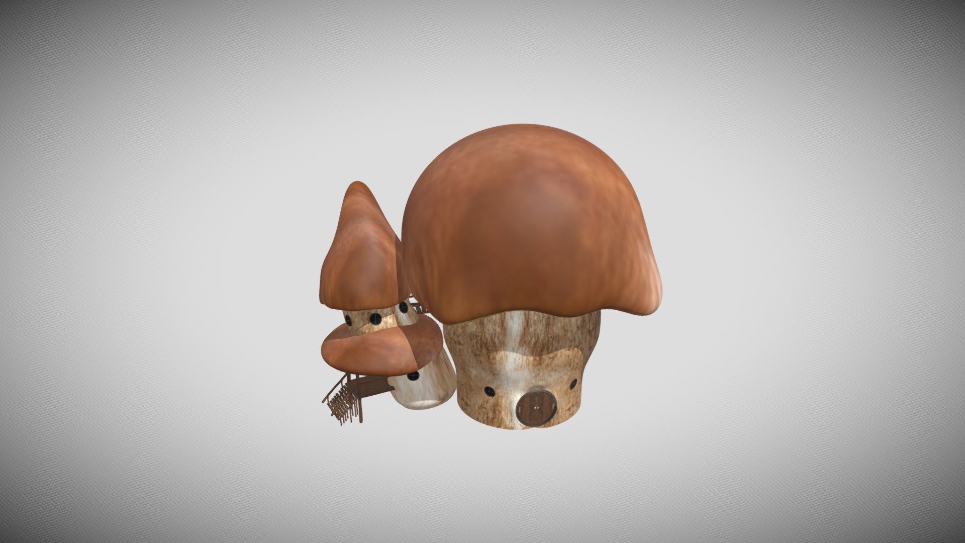 3d model of a mushroom 

this is my little mushroom house of my imagination
low-poly 3d model - Mushroom house - 3D model by domca-3 3d model