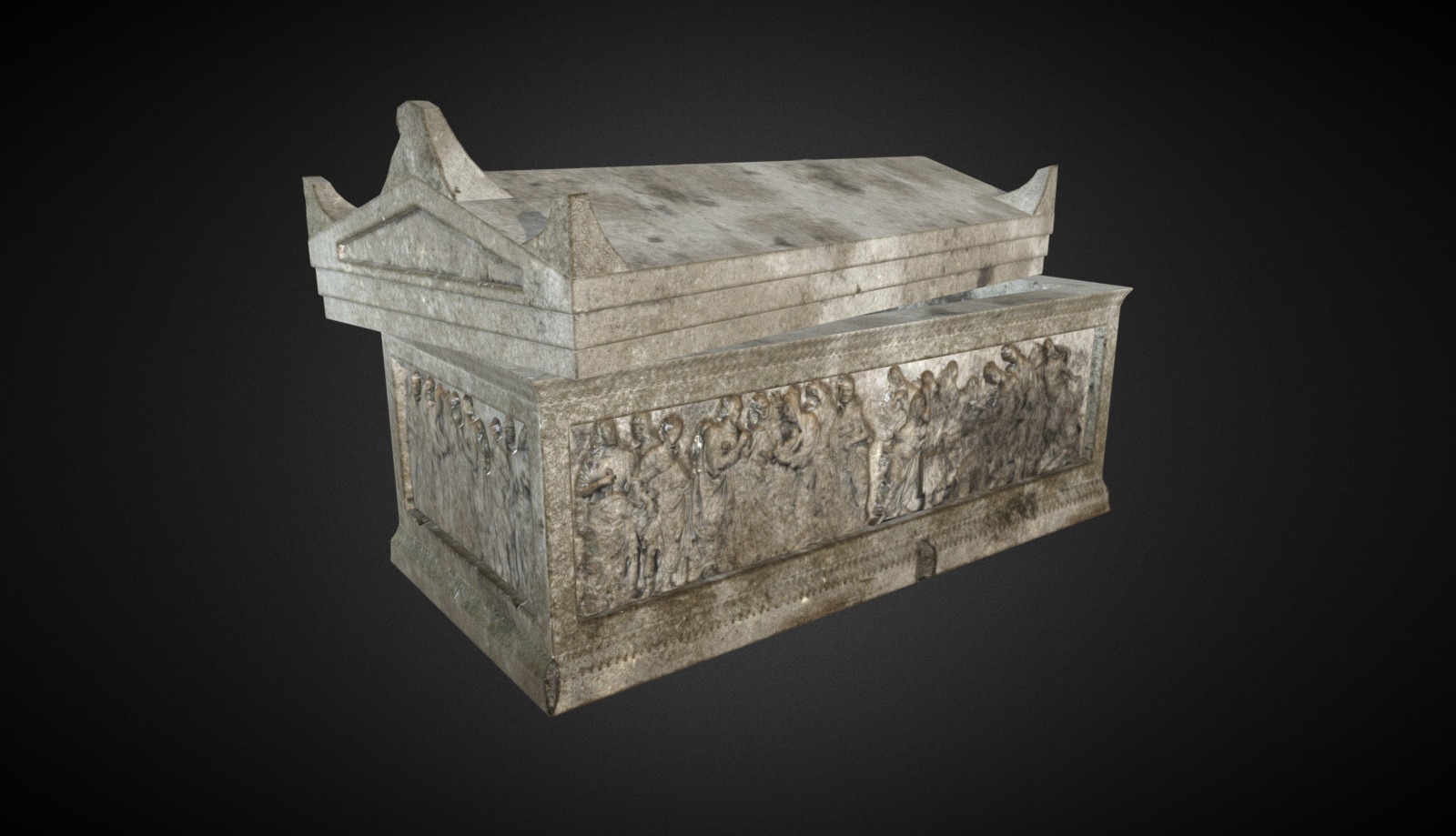 High-quality sarcophagus.


Collision mesh
Texture maps: 2048x2048 Normal, Albedo, Specular, LOD maps

sarcophagus 01:
LOD0 2328 points 3690 triangles
LOD1 128 points 216 triangles

There are 2 levels of detail for each model. It allows to optimise gaming graphics, and depending on the load range of drawing the appropriate model.

Soon in AssetStore - Sarcophagus 01 - 3D model by luchin192 3d model