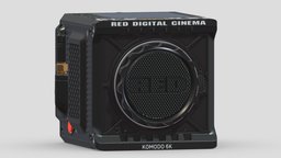 RED DIGITAL CINEMA KOMODO 6K cinema, film, photo, and, red, vray, photography, epic, dslr, lens, optical, camera, realistic, professional, cam, camcorder, videocamera, weapon, 3d, model, technology, digital, video, dragon, redmote