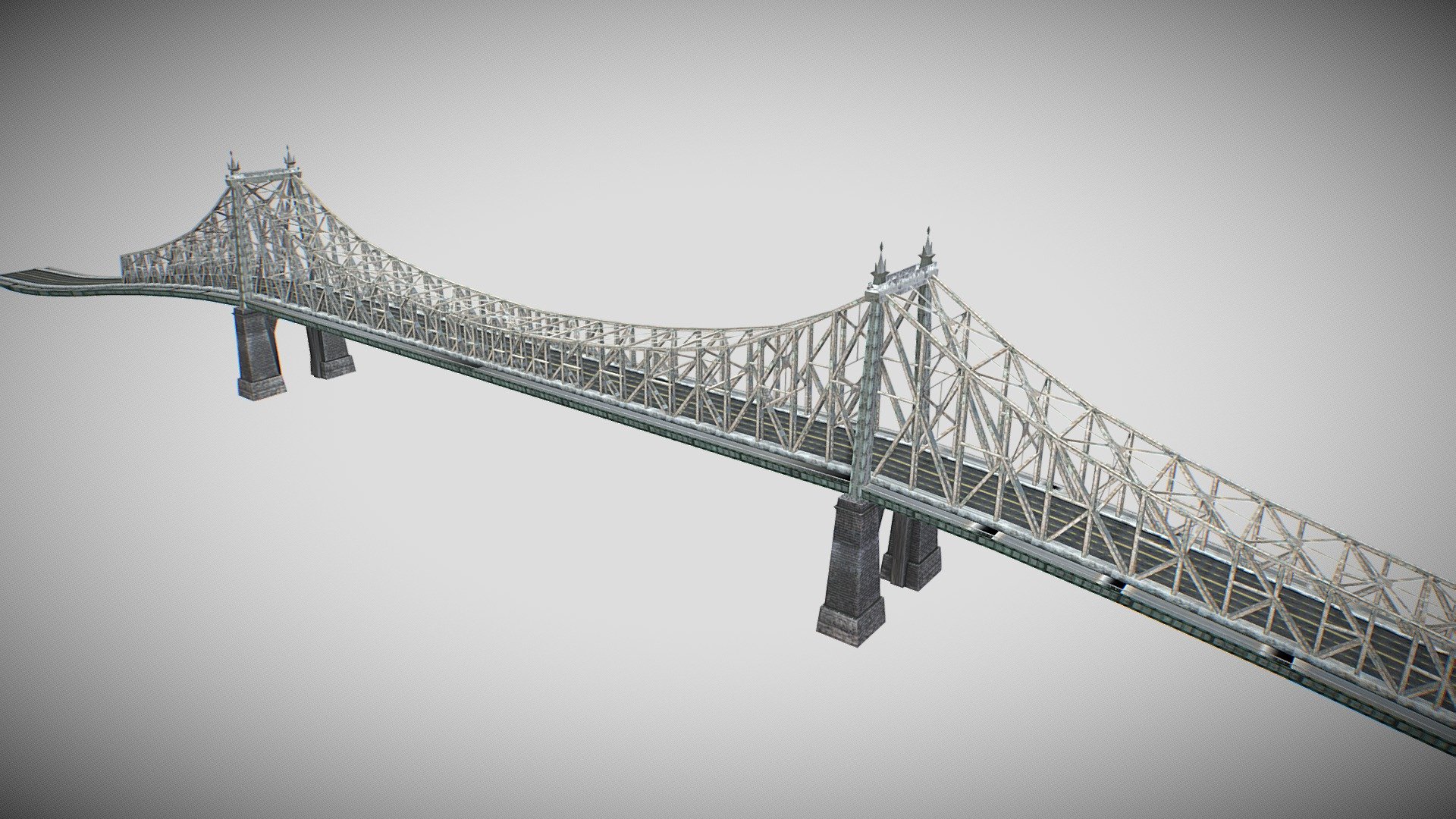 3d models of the bridge - Bridge - 3D model by djkorg 3d model