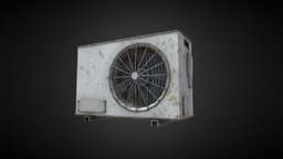Air Conditioner airconditioner, airconditioning, props-assets, gaming_props, rendering, ue5
