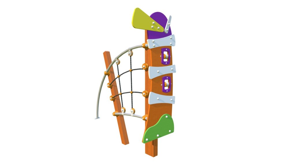 A diverse piece of play equipment, that takes up very little space in your area. This lighthouse offers both sensory play, and vascular development with it's perfect for beginners net structure.

This product is also available in a range of colour choices, allowing it to fit the aesthetics of any play area 3d model