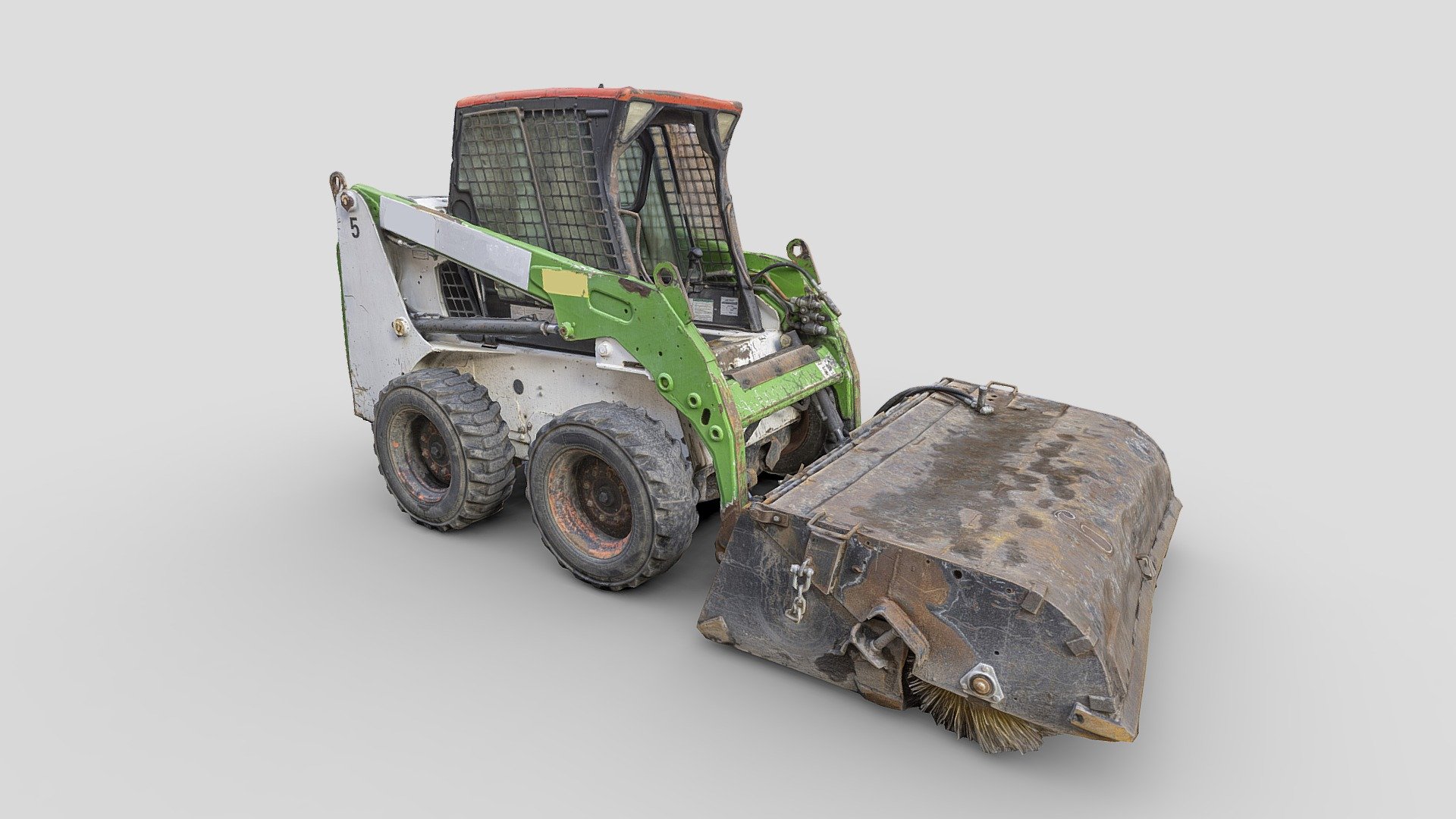 Smartphone photogrammetry on an asphalt planer.
This model is perfect for industrial and construction scenes 3d model