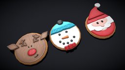 Christmas Sugar Cookies food, winter, other, cookies, cookie, xmas, christmas, party, candy, holiday, sweet, dessert, bakery, miscellaneous, treat, biscuit, celebration, treats, pbr, decoration