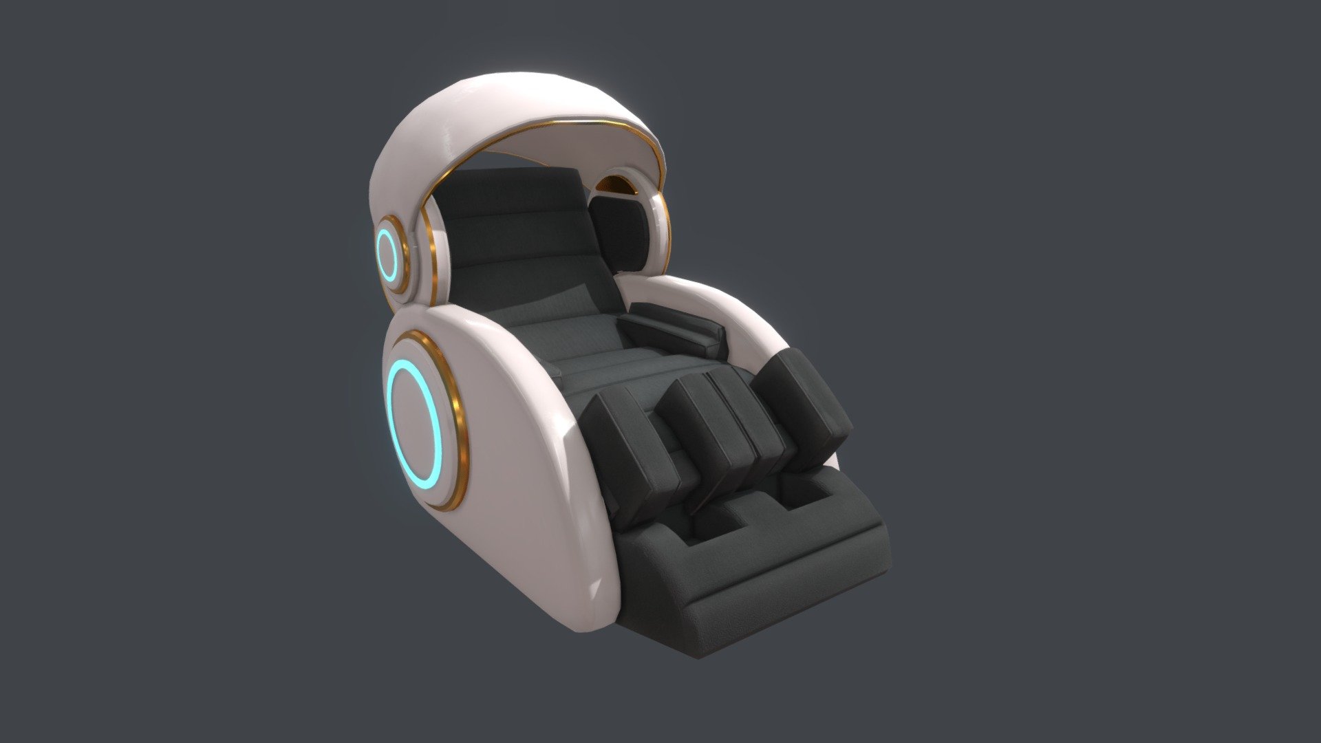 This is a Massage Chair I modelled and textured for the narrative-adventure game BELONGING. 

Maps 2048x2048
Tris 14,402 - Massage Chair | Game Asset for BELONGING - 3D model by Barely3D 3d model