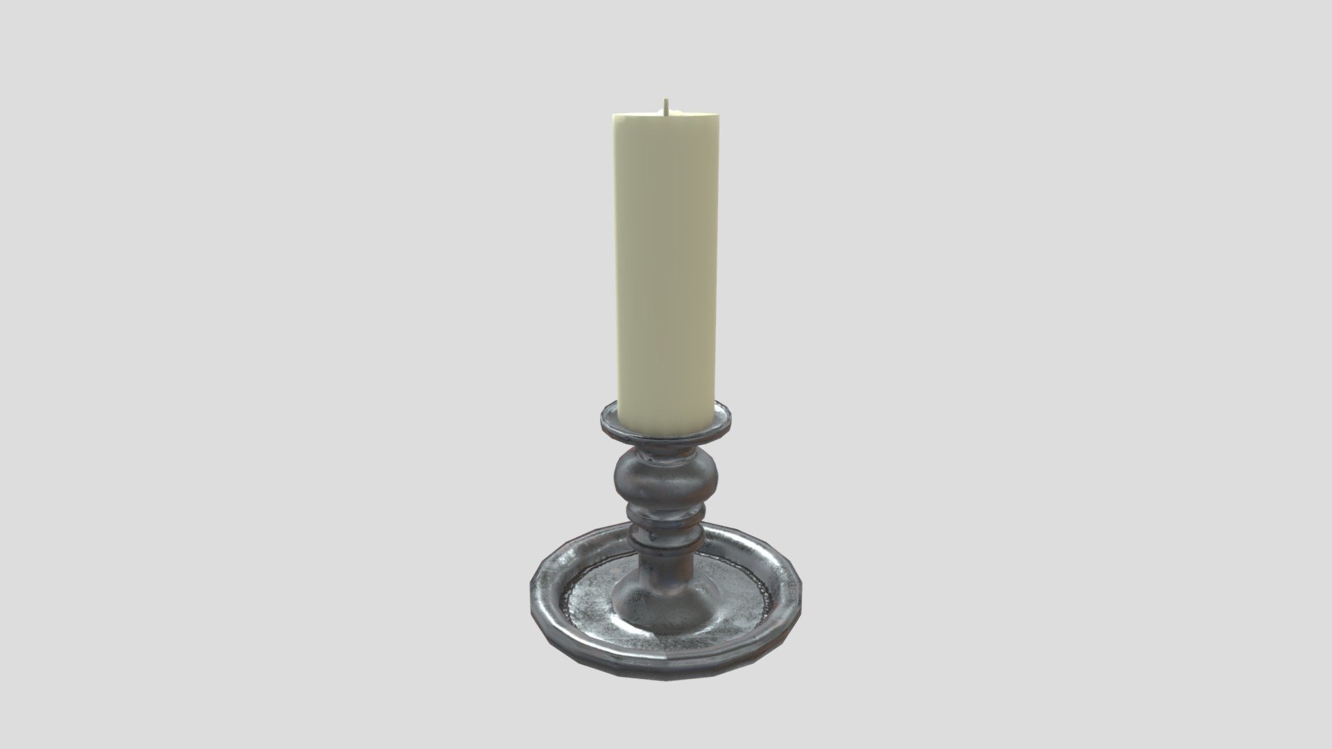 A candle asset I made for a university project 3d model
