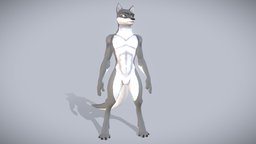 Terris (old free version) style, painted, adventure, anthro, gamedev, furry, wolf