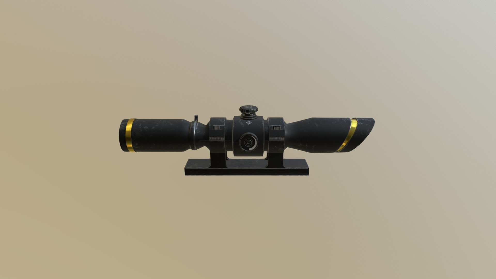 This is just a small part of a large project, the scope will go ontop of a sniper that I will be making for my Hitman scene 3d model
